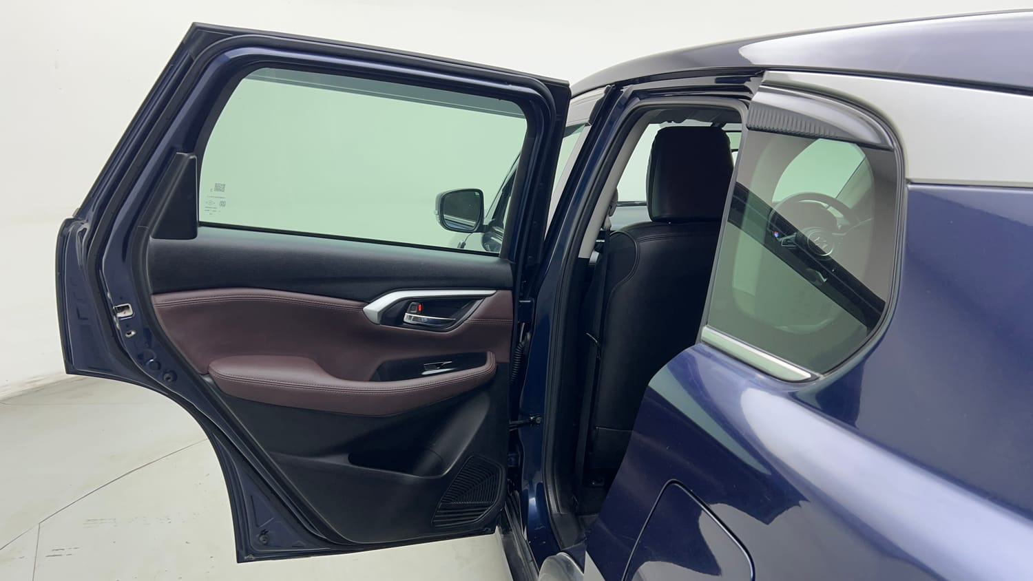 Used 2023 Maruti Suzuki Grand Vitara Zeta Smart Hybrid AT Petrol Automatic interior LEFT REAR DOOR OPEN VIEW
