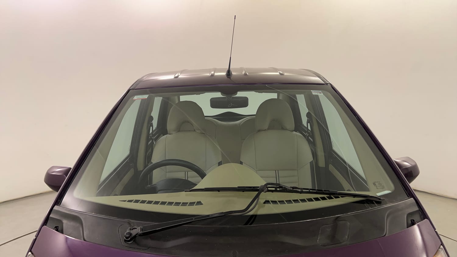 Used 2015 Tata Nano Twist XT Petrol Manual exterior FRONT WINDSHIELD VIEW