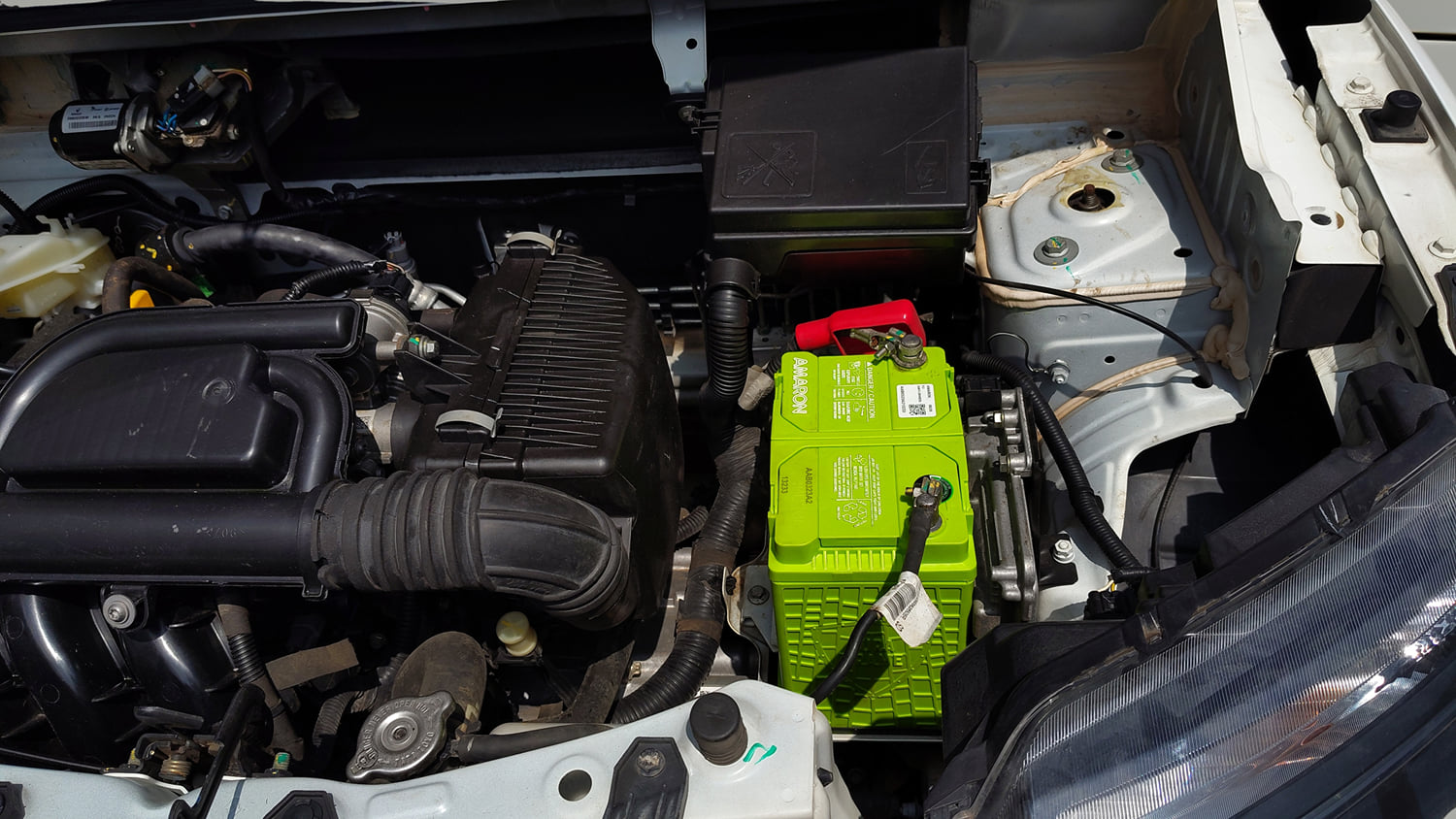 Used 2024 Renault Kwid CLIMBER 1.0 AMT Dual Tone Petrol Automatic engine ENGINE LEFT SIDE VIEW