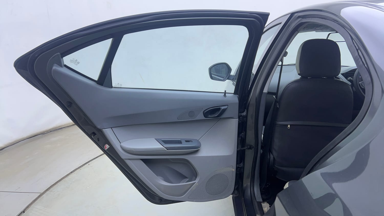 Used 2022 Tata Tigor XMA Petrol Automatic interior LEFT REAR DOOR OPEN VIEW