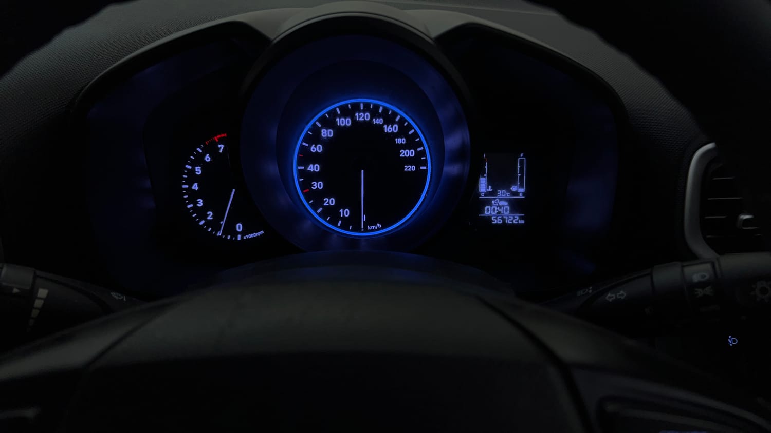Used 2020 Hyundai Venue SX 1.0 Turbo Petrol Manual interior CLUSTERMETER VIEW