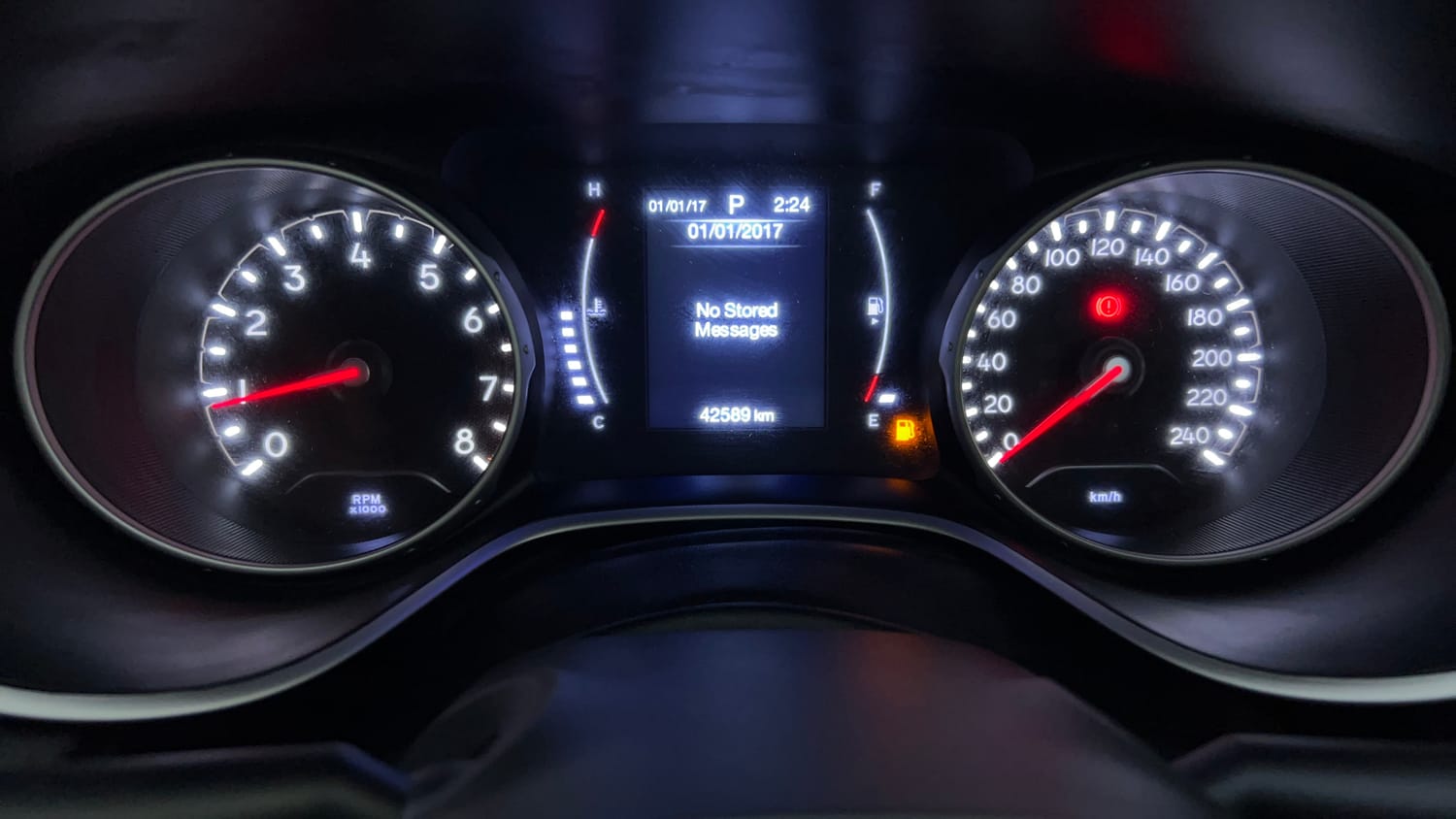 Used 2018 Jeep Compass Limited 1.4 Petrol AT Petrol Automatic interior CLUSTERMETER VIEW