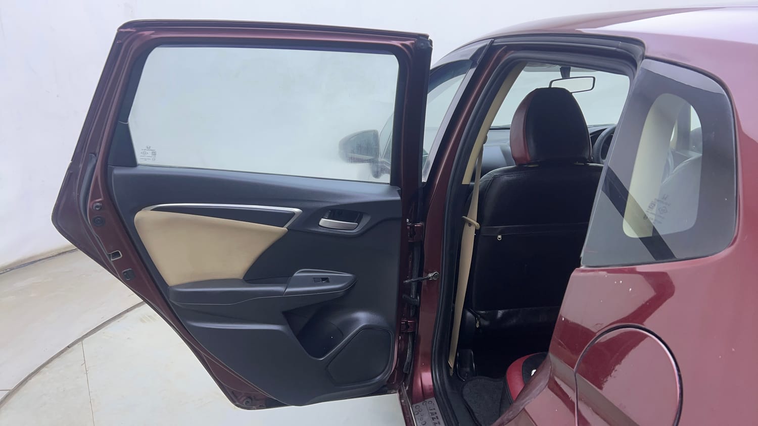 Used 2018 Honda Jazz V Petrol Petrol Manual interior LEFT REAR DOOR OPEN VIEW
