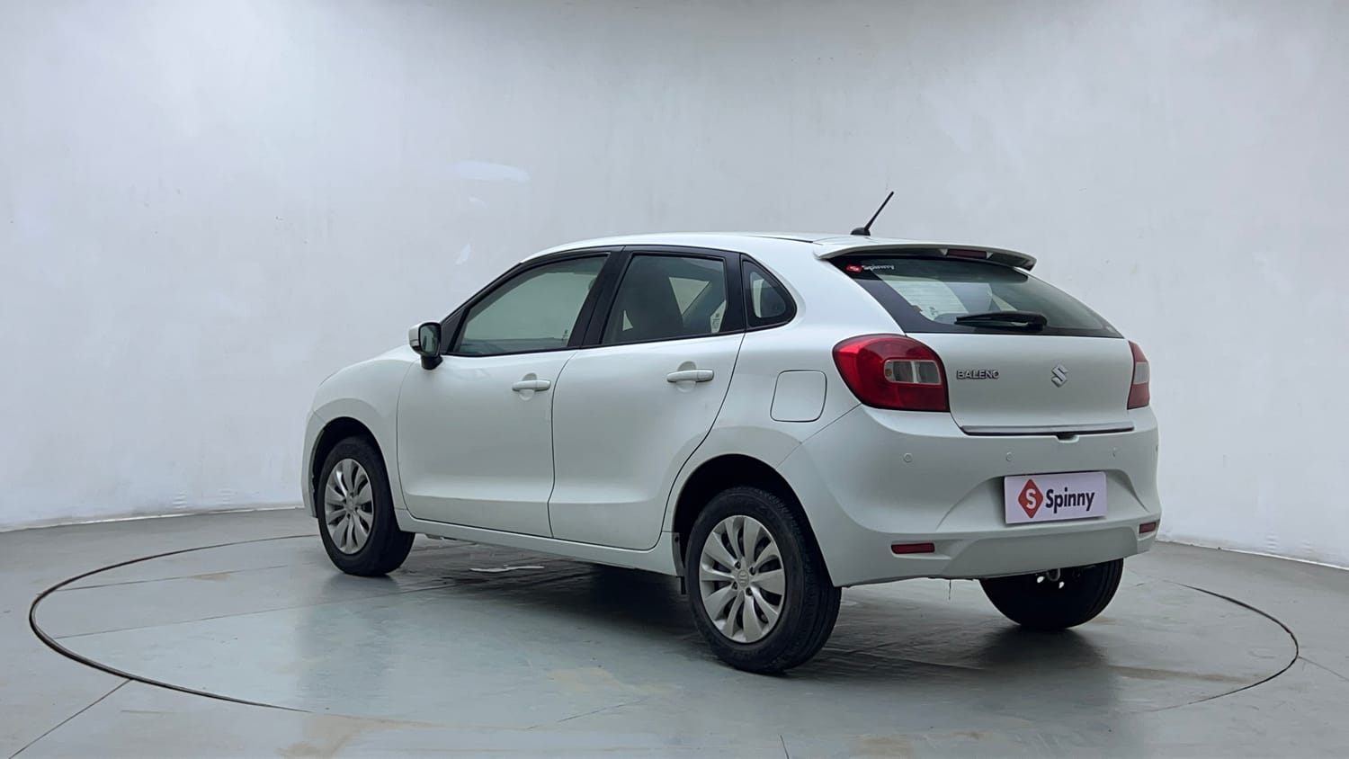 Used 2018 Maruti Suzuki Baleno Delta 1.2 Petrol Manual exterior LEFT REAR CORNER VIEW