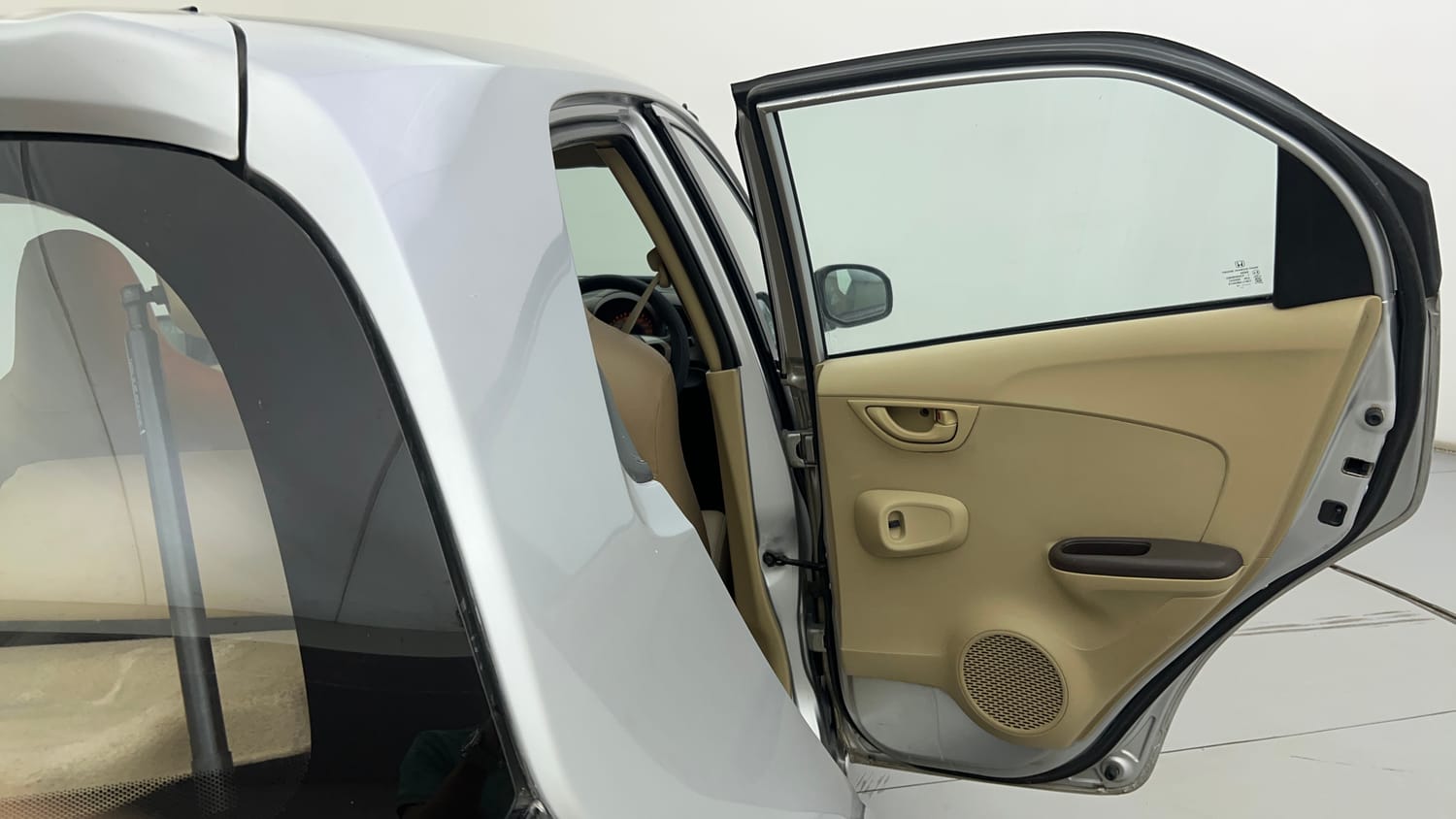 Used 2013 Honda Brio S MT Petrol Manual interior RIGHT REAR DOOR OPEN VIEW