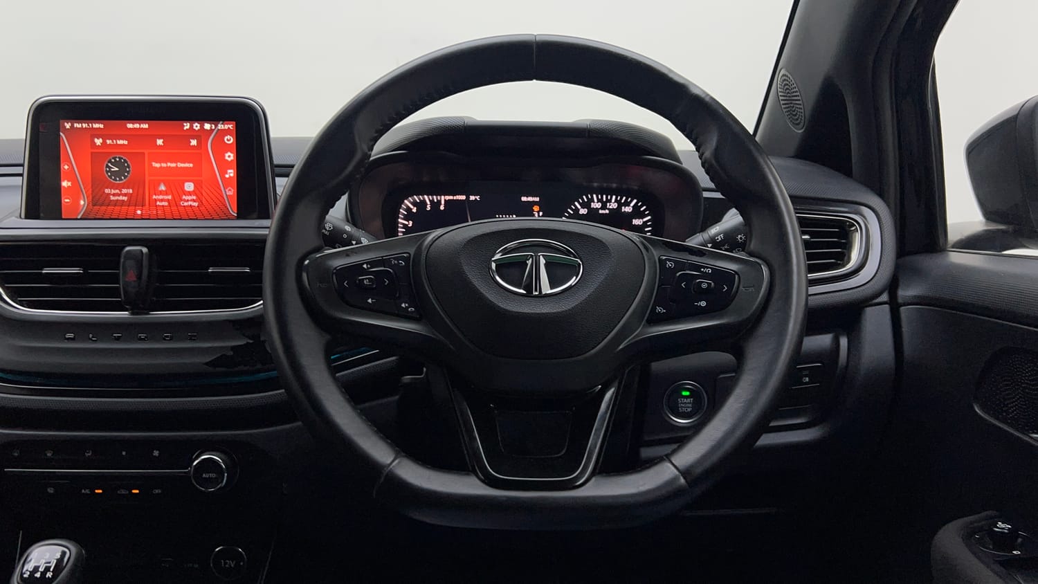 Used 2024 Tata Altroz XZ Plus (S) Dark Edition Diesel Diesel Manual interior STEERING VIEW