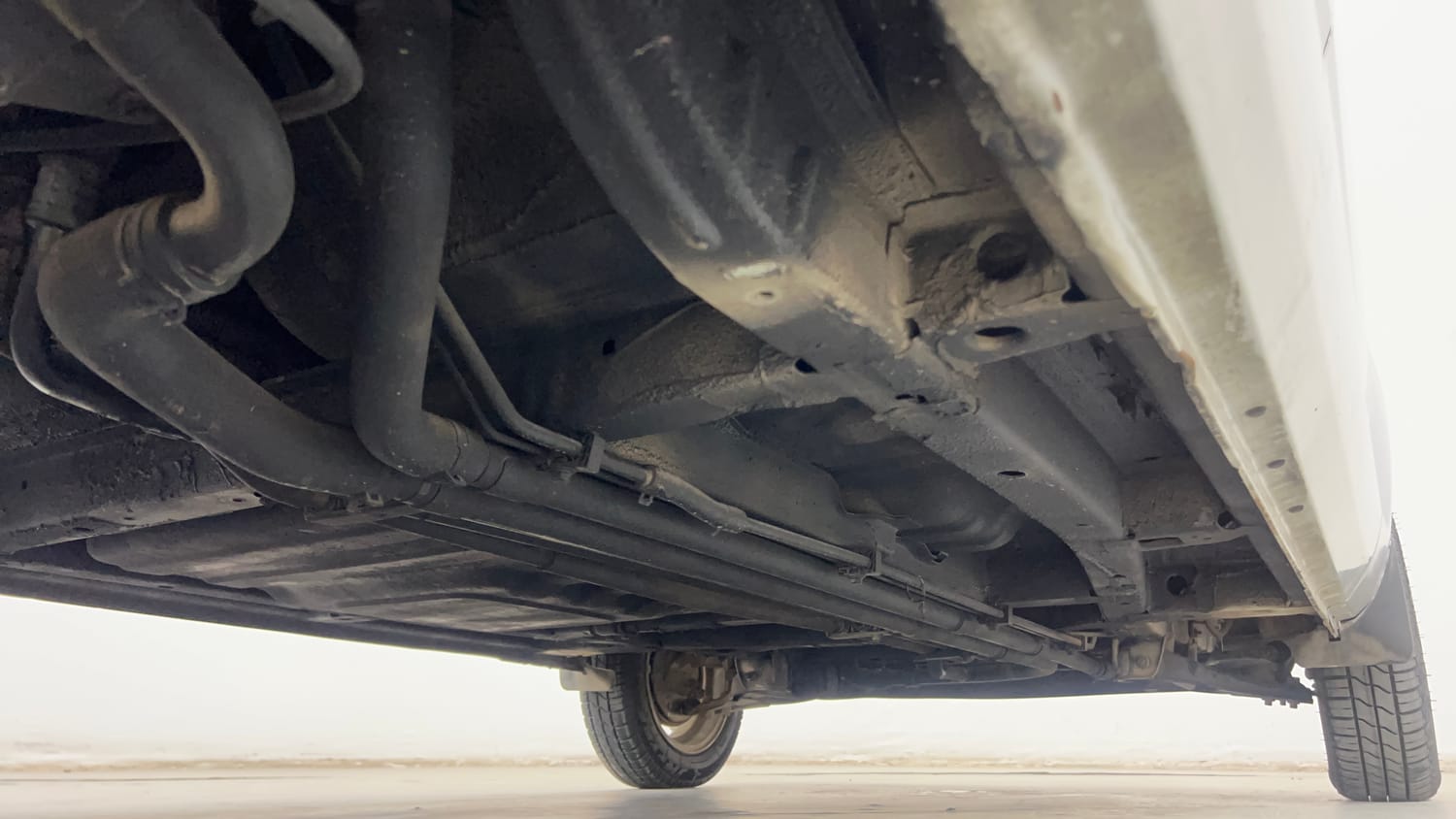 Used 2015 Tata Nano Twist XTA Petrol Automatic extra REAR RIGHT UNDERBODY VIEW