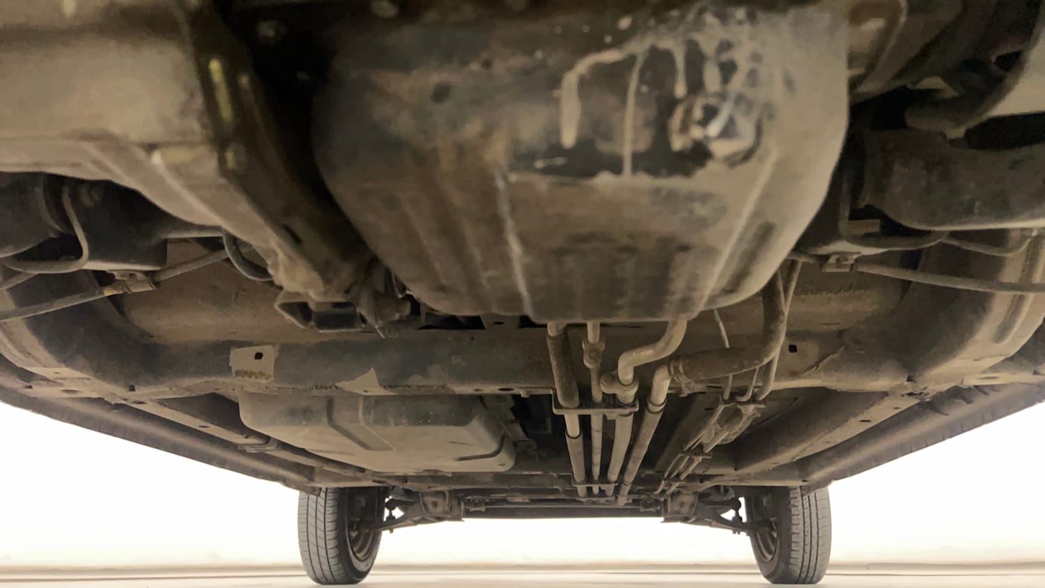 Used 2015 Tata Nano Twist XT Petrol Manual extra REAR UNDERBODY VIEW (TAKEN FROM REAR)