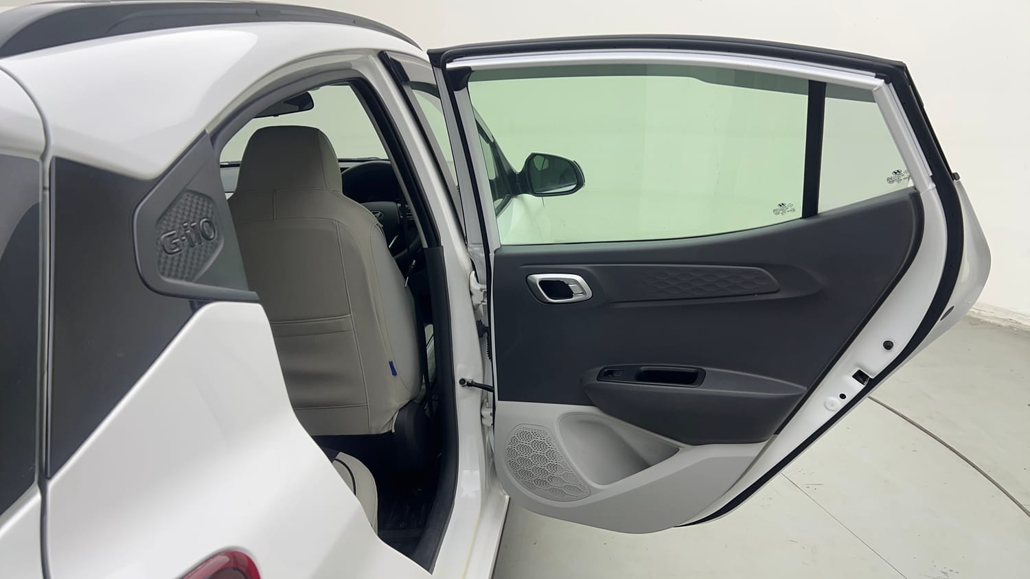 Used 2023 Hyundai Grand i10 Nios Sportz 1.2 Kappa VTVT Petrol Manual interior RIGHT REAR DOOR OPEN VIEW