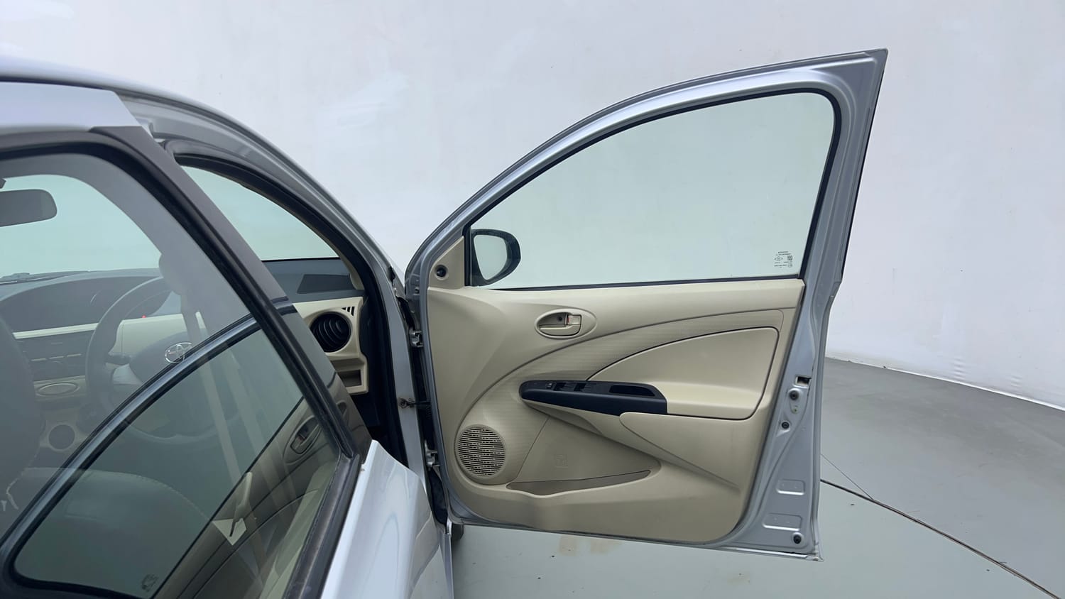 Used 2016 Toyota Etios Liva VD Diesel Manual interior RIGHT FRONT DOOR OPEN VIEW