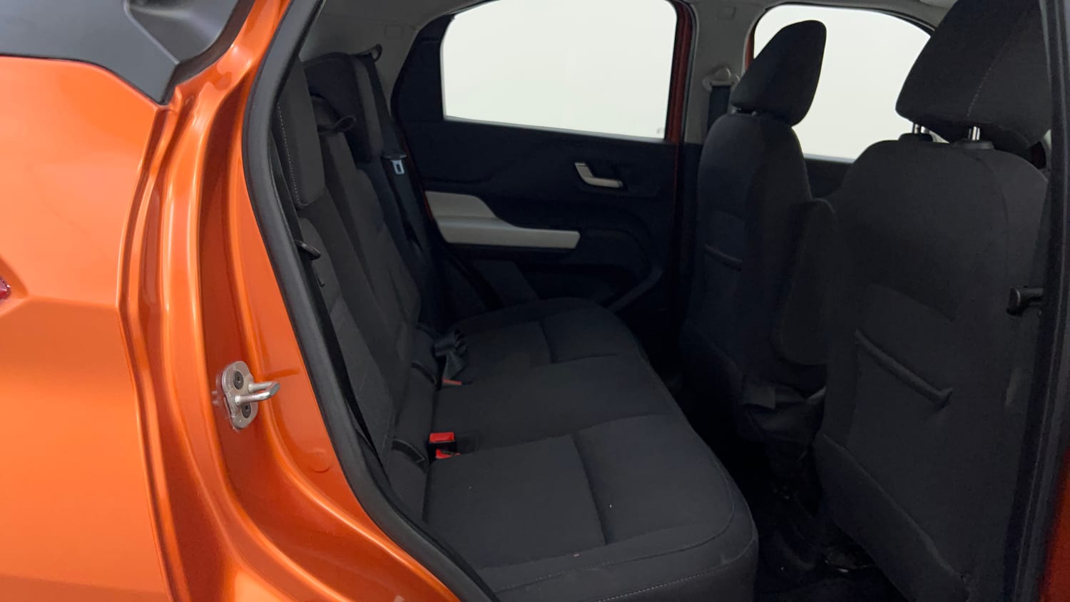 Used 2026 Tata Punch Creative Dual Tone AMT Sunroof Petrol Automatic interior RIGHT SIDE REAR DOOR CABIN VIEW