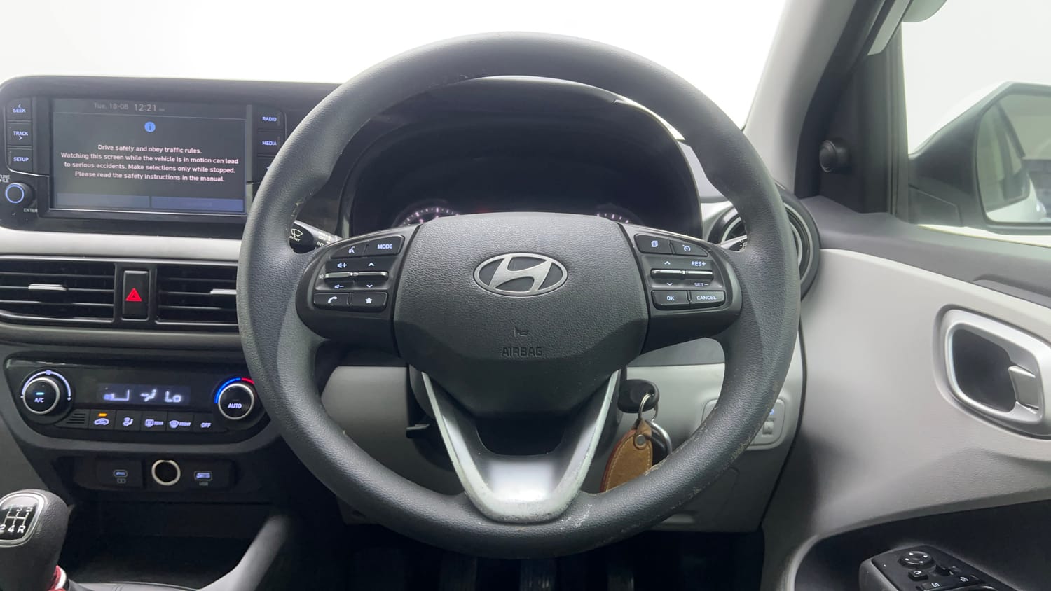Used 2023 Hyundai Grand i10 Nios Sportz 1.2 Kappa VTVT Petrol Manual interior STEERING VIEW