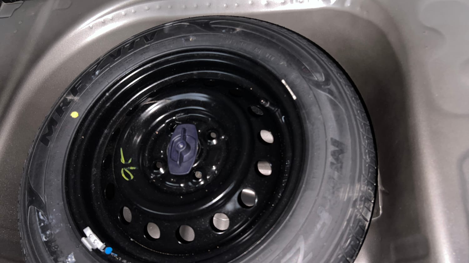 Used 2021 Maruti Suzuki Wagon R VXi (O) 1.2 Petrol Manual tyres SPARE TYRE VIEW