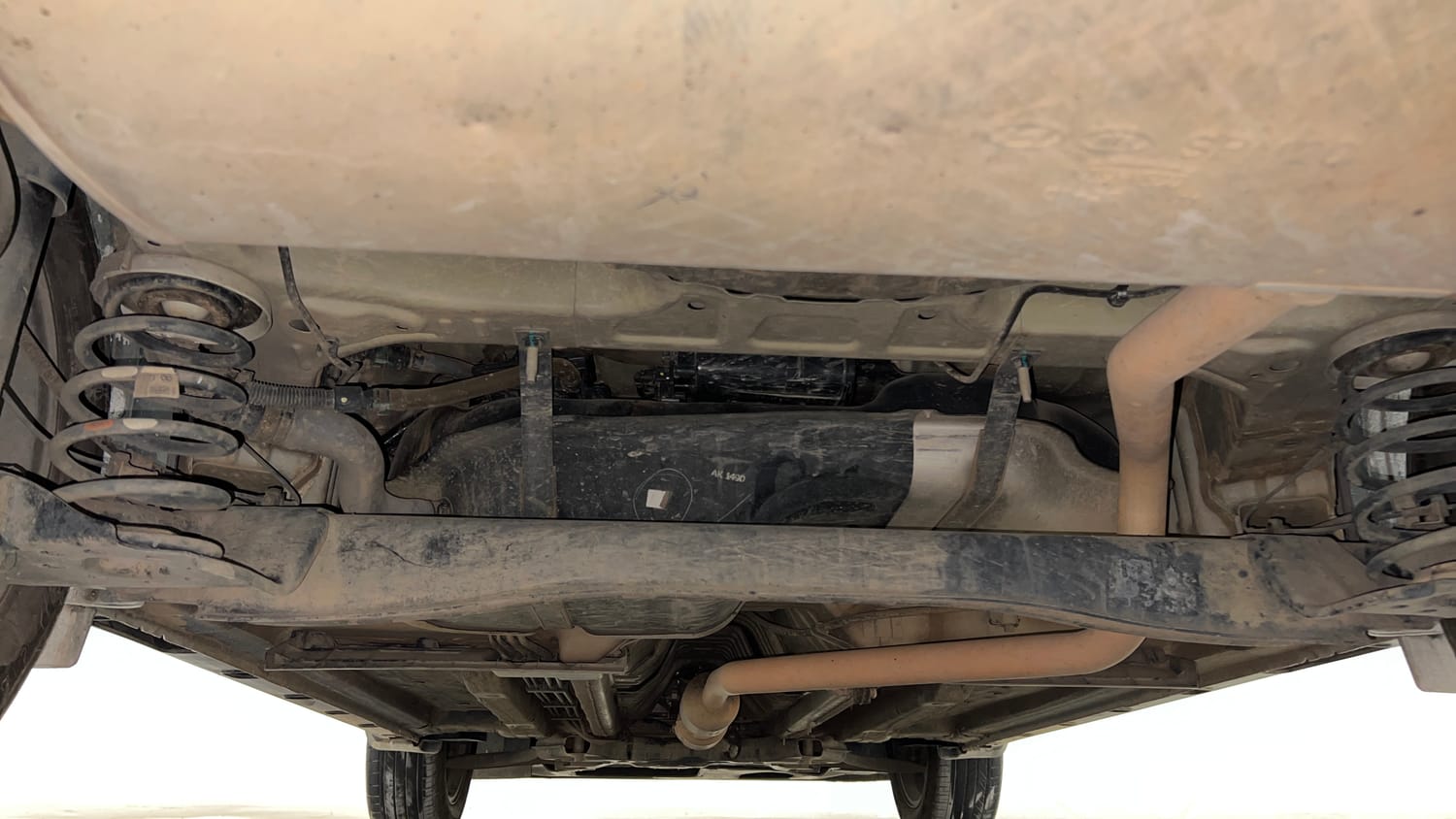 Used 2020 Kia Seltos HTX IVT 1.5 Dual Tone Petrol Automatic extra REAR UNDERBODY VIEW (TAKEN FROM REAR)