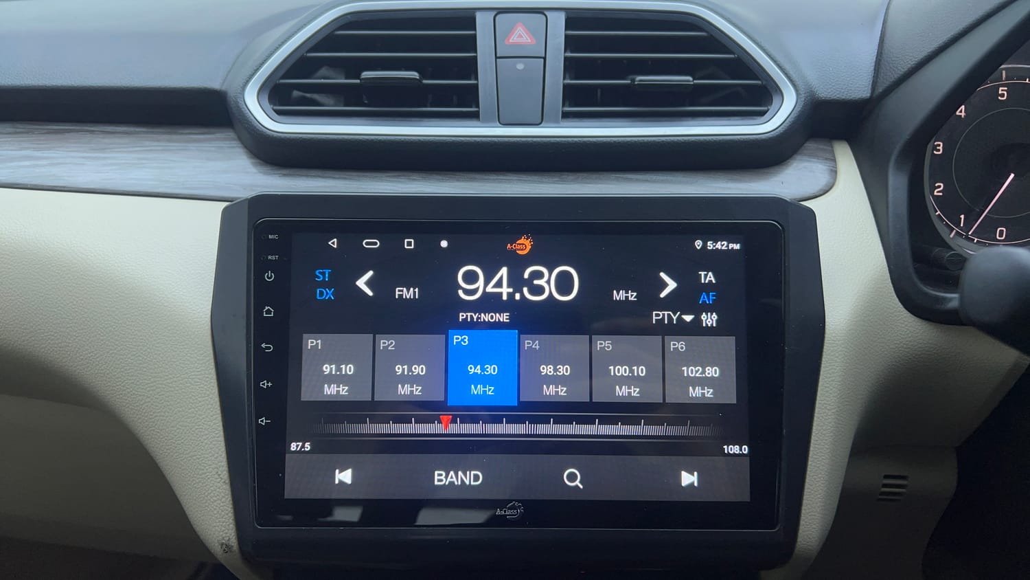 Used 2021 Maruti Suzuki Dzire VXi AGS Petrol Automatic top_features Integrated (in-dash) music system