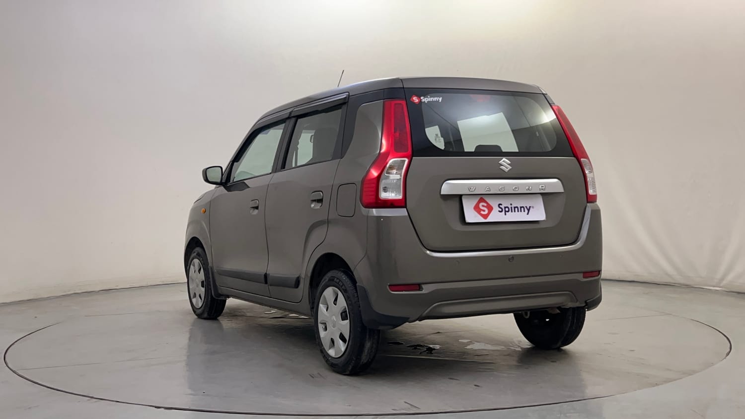 Used 2021 Maruti Suzuki Wagon R VXi (O) 1.2 Petrol Manual exterior LEFT REAR CORNER VIEW