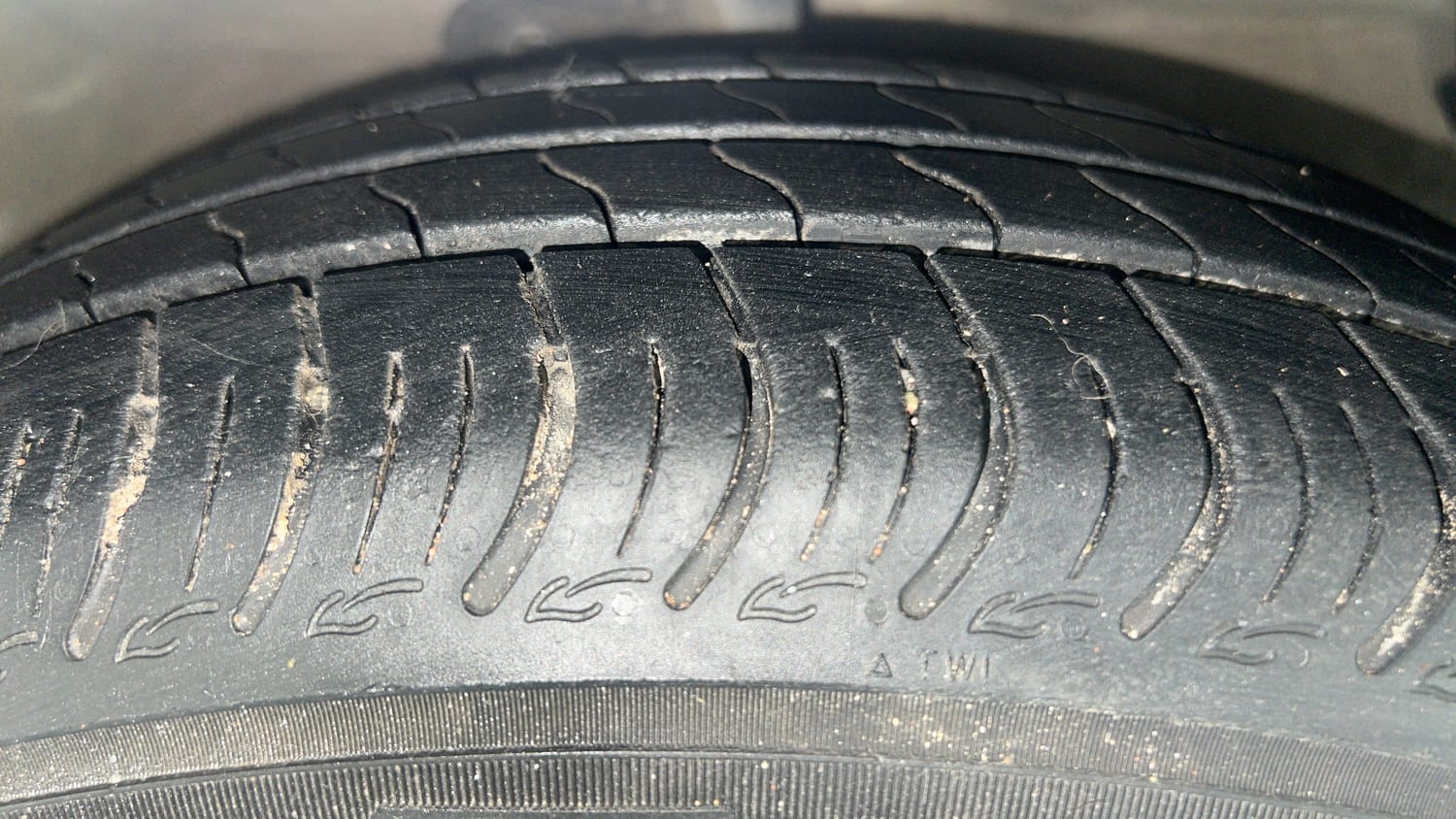 Used 2019 Maruti Suzuki Celerio VXi AMT Petrol Automatic tyres RIGHT FRONT TYRE TREAD VIEW