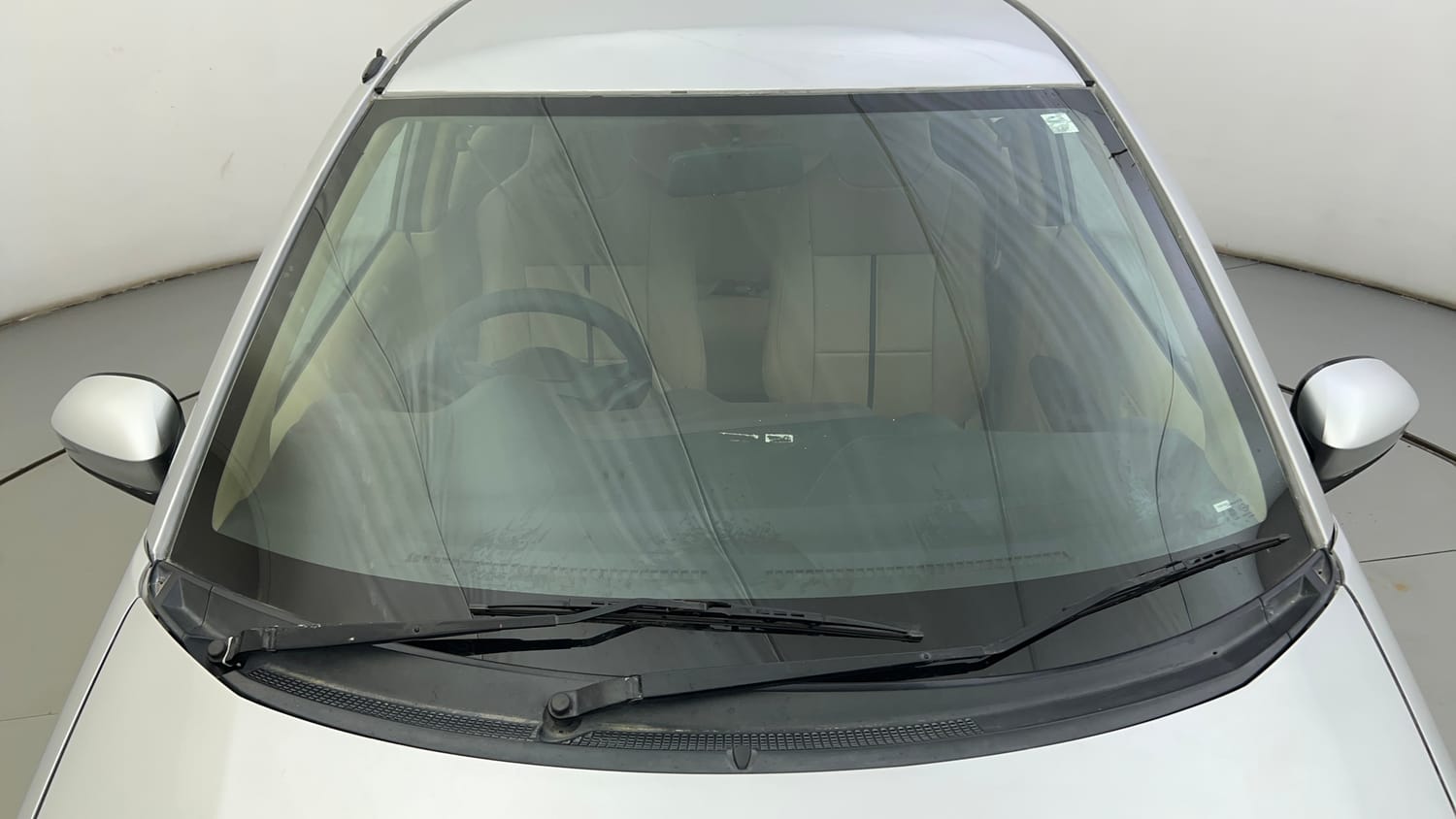 Used 2013 Honda Brio S MT Petrol Manual exterior FRONT WINDSHIELD VIEW