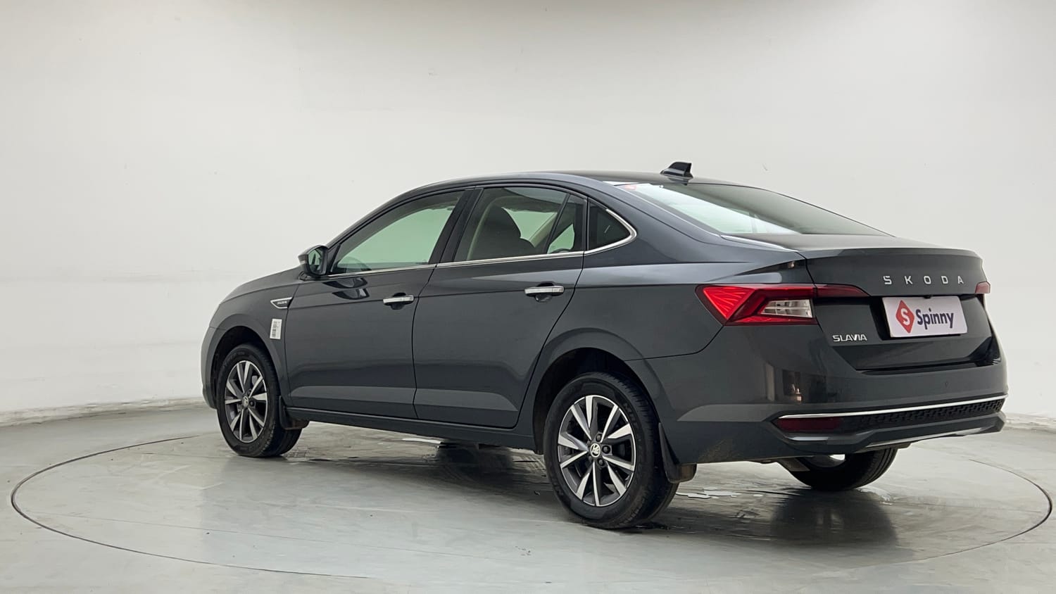 Used 2026 Skoda Slavia Prestige 1.0L TSI AT Petrol Automatic exterior LEFT REAR CORNER VIEW