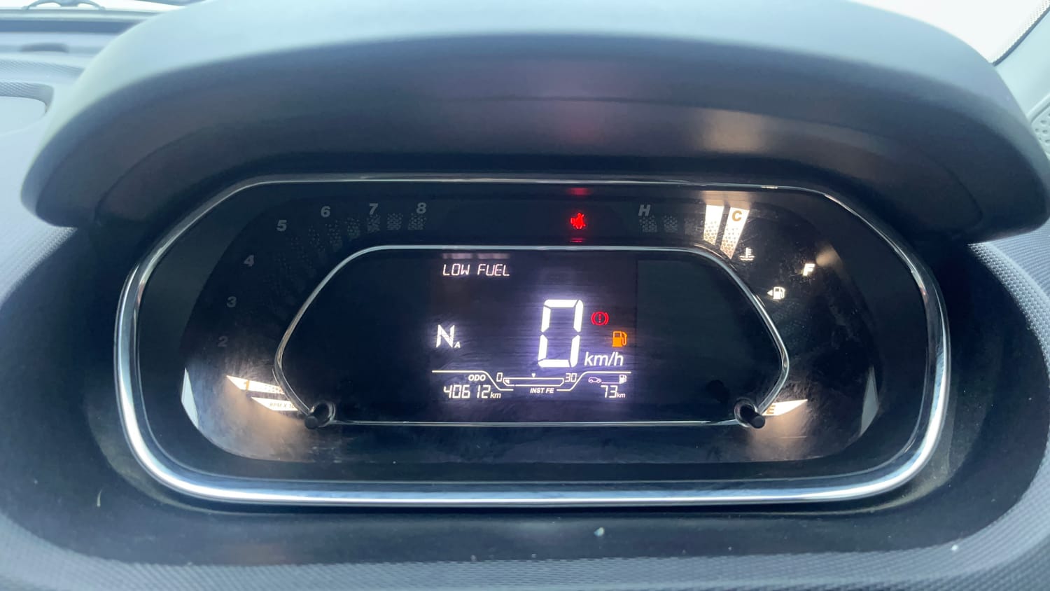 Used 2023 Tata Tiago NRG XZ AMT Petrol Automatic interior CLUSTERMETER VIEW
