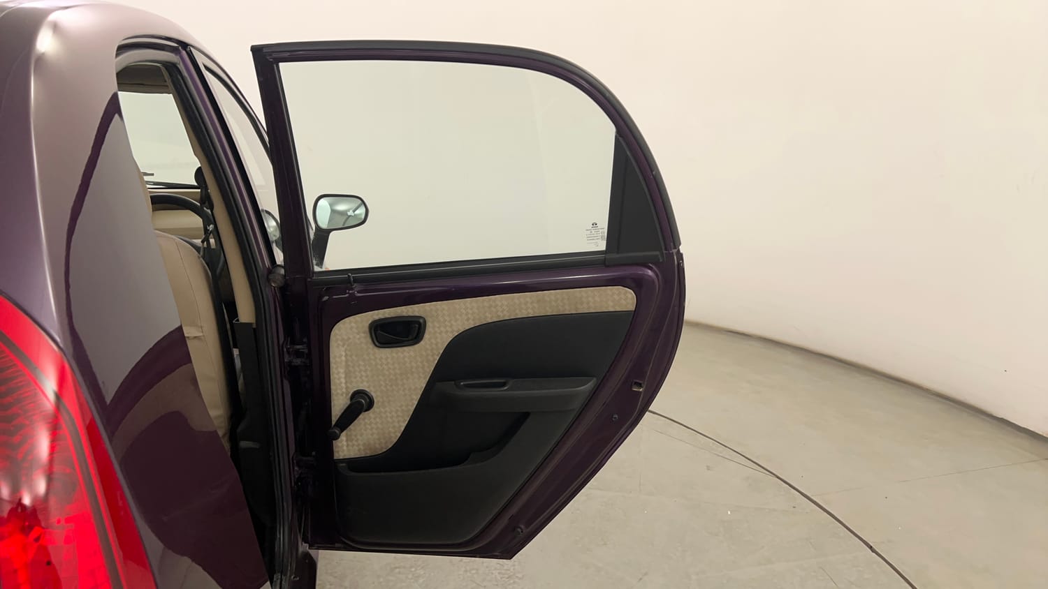 Used 2015 Tata Nano Twist XT Petrol Manual interior RIGHT REAR DOOR OPEN VIEW