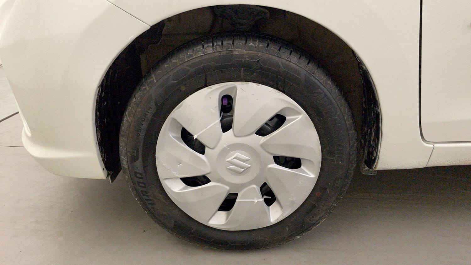 Used 2018 Maruti Suzuki Celerio ZXi (O) AMT Petrol Automatic tyres LEFT FRONT TYRE RIM VIEW