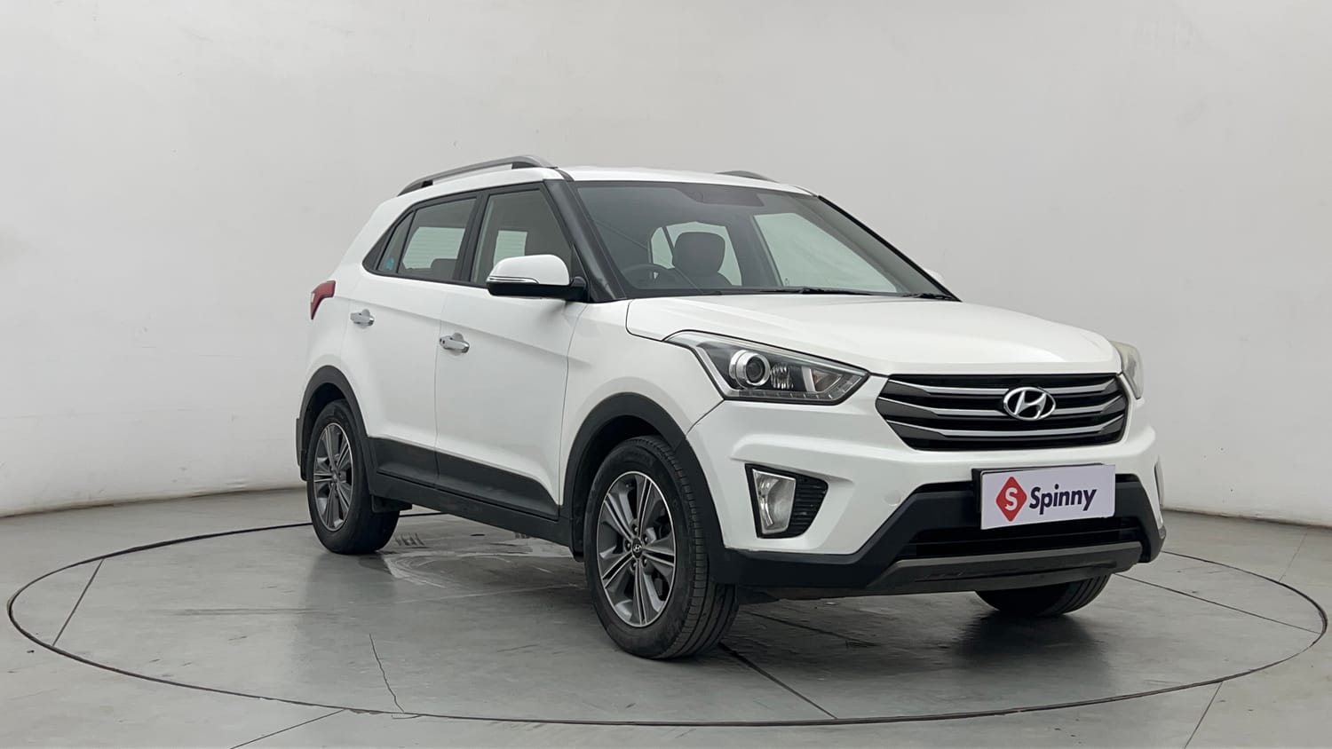 Used 2017 Hyundai Creta 1.6 SX Plus AT Petrol Petrol Automatic exterior RIGHT FRONT CORNER VIEW