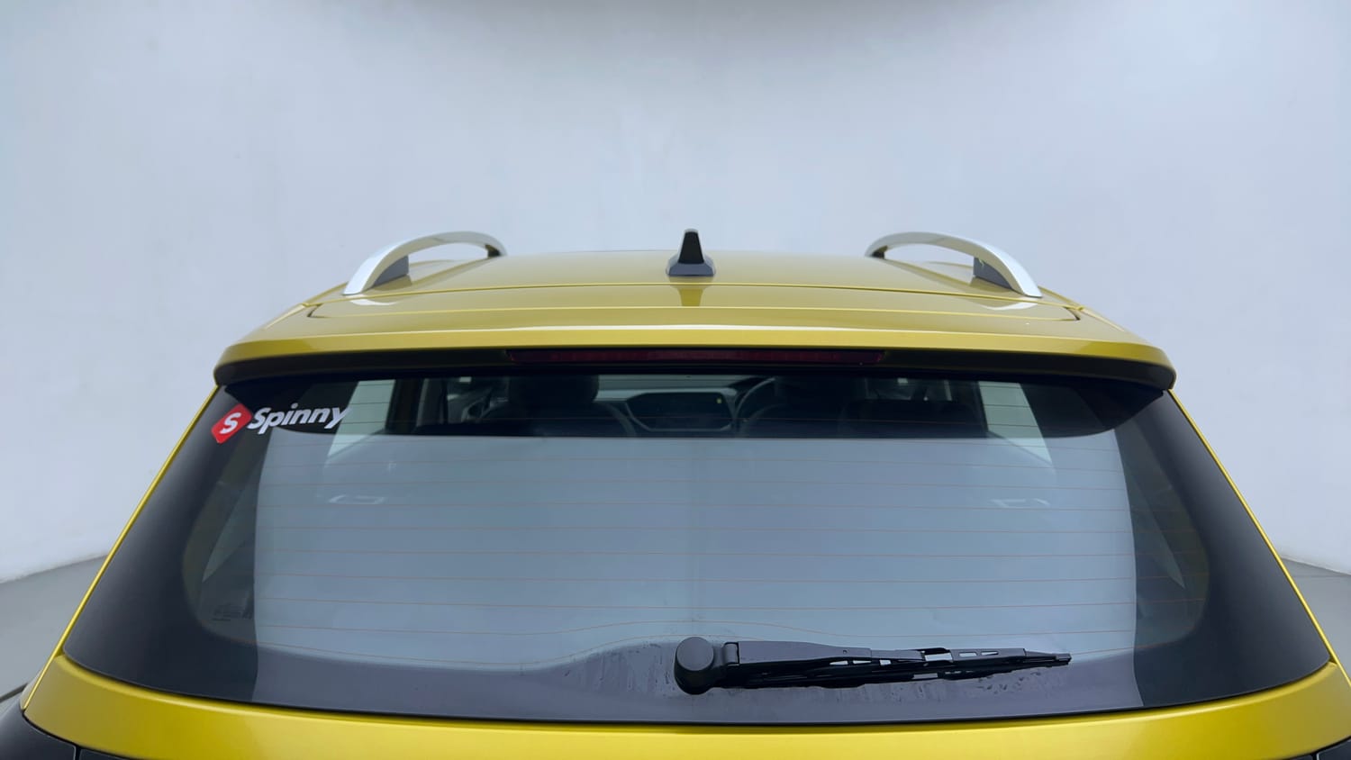 Used 2022 Volkswagen Taigun Topline 1.0 TSI MT Petrol Manual exterior BACK WINDSHIELD VIEW