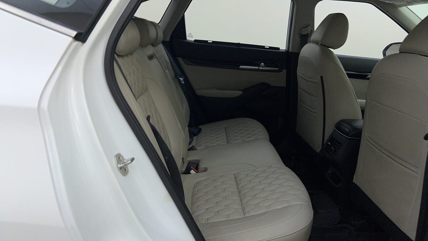 Used 2020 Kia Seltos HTX IVT 1.5 Dual Tone Petrol Automatic interior RIGHT SIDE REAR DOOR CABIN VIEW