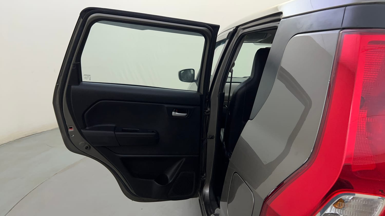 Used 2021 Maruti Suzuki Wagon R VXi (O) 1.2 Petrol Manual interior LEFT REAR DOOR OPEN VIEW
