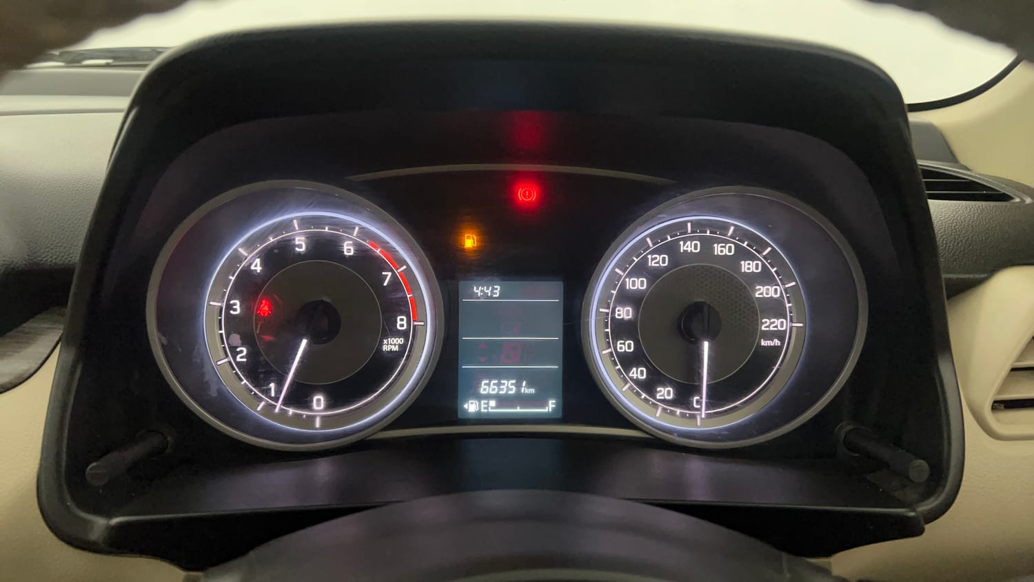 Used 2021 Maruti Suzuki Dzire VXi Petrol Manual interior CLUSTERMETER VIEW