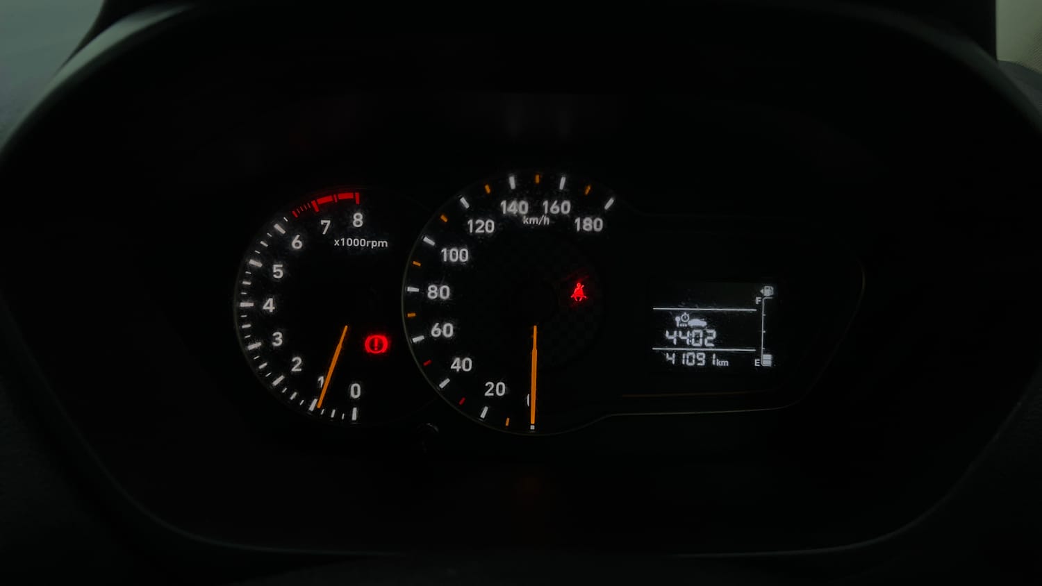 Used 2019 Hyundai Santro Magna CNG Cng Manual interior CLUSTERMETER VIEW