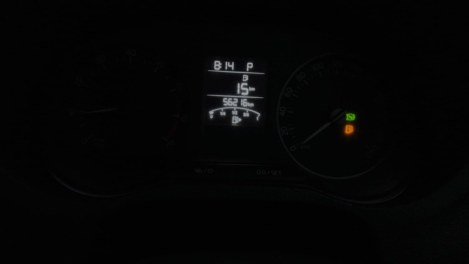 Used 2021 Skoda Rapid Style AT Petrol Automatic interior CLUSTERMETER VIEW