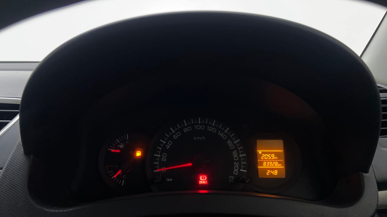 Used 2017 Maruti Suzuki Swift Lxi (O) Petrol Manual interior CLUSTERMETER VIEW