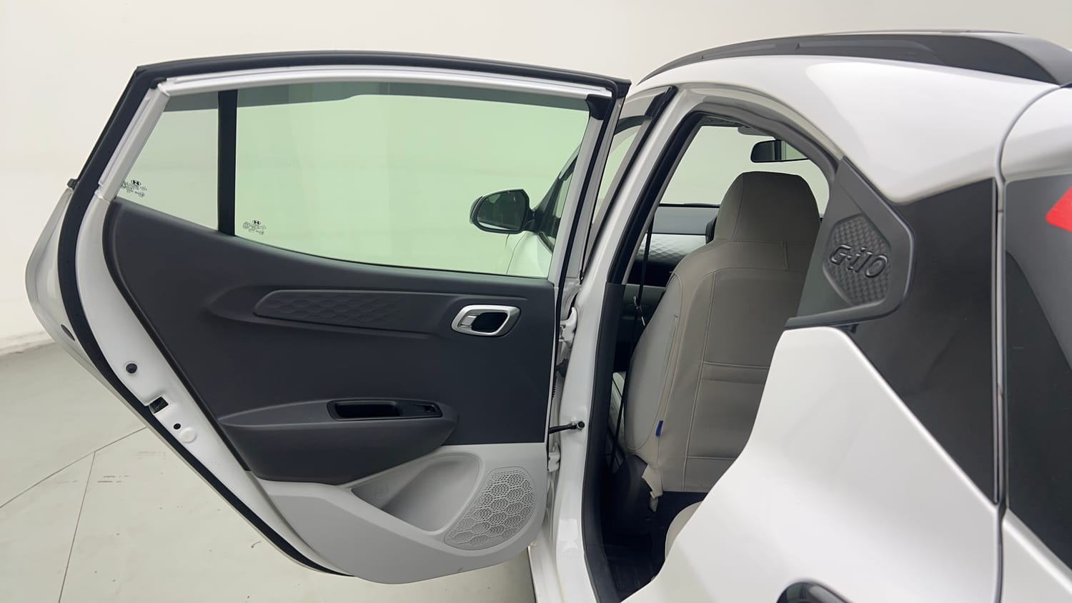 Used 2023 Hyundai Grand i10 Nios Sportz 1.2 Kappa VTVT Petrol Manual interior LEFT REAR DOOR OPEN VIEW