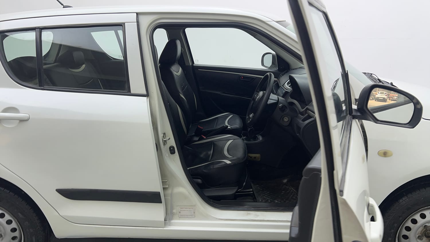Used 2017 Maruti Suzuki Swift Lxi (O) Petrol Manual interior RIGHT SIDE FRONT DOOR CABIN VIEW