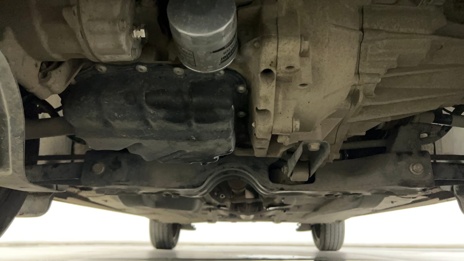Used 2019 Volkswagen Ameo Comfortline 1.0L (P) Petrol Manual extra FRONT LEFT UNDERBODY VIEW