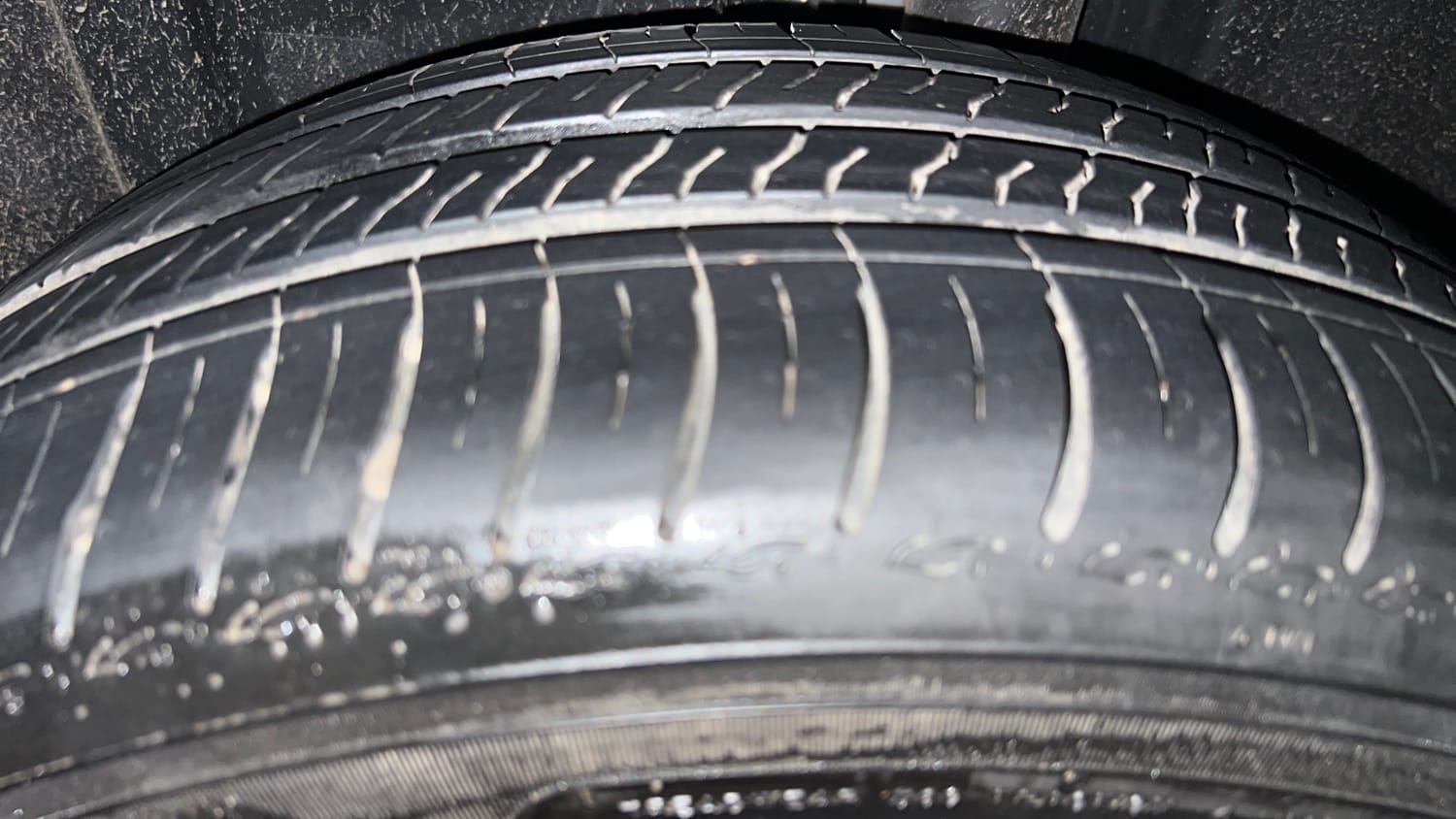 Used 2026 Skoda Slavia Prestige 1.0L TSI AT Petrol Automatic tyres LEFT REAR TYRE TREAD VIEW