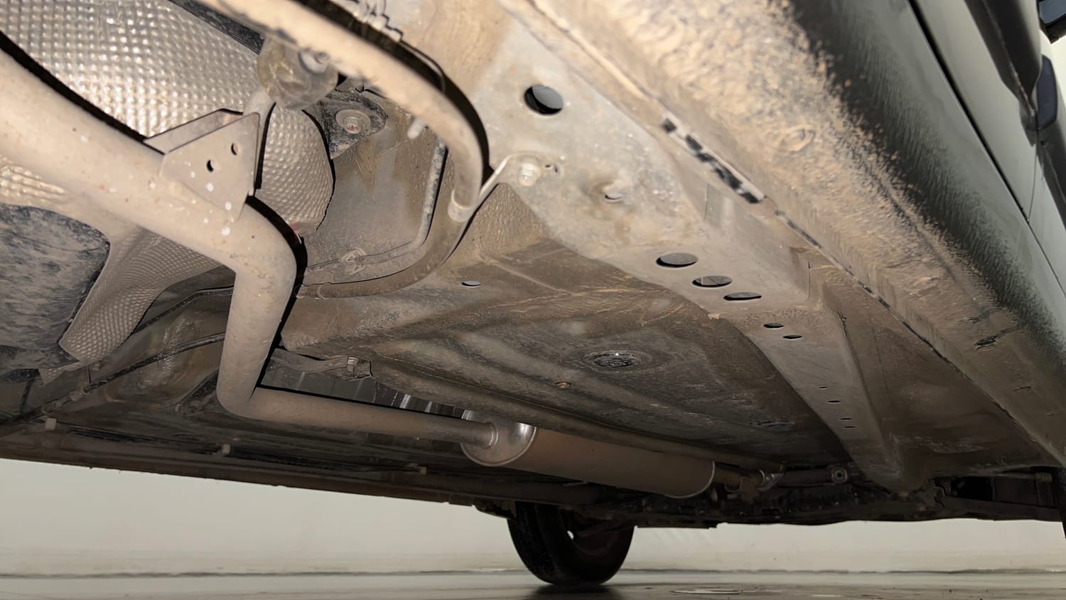 Used 2021 Maruti Suzuki Wagon R VXi (O) 1.2 Petrol Manual extra REAR RIGHT UNDERBODY VIEW