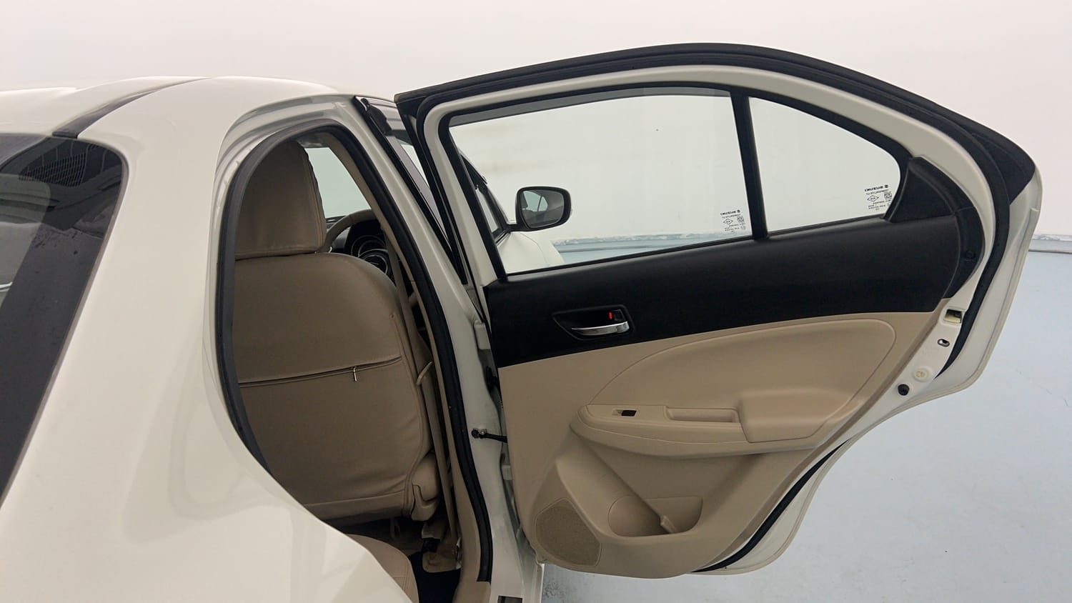 Used 2021 Maruti Suzuki Dzire VXi Petrol Manual interior RIGHT REAR DOOR OPEN VIEW