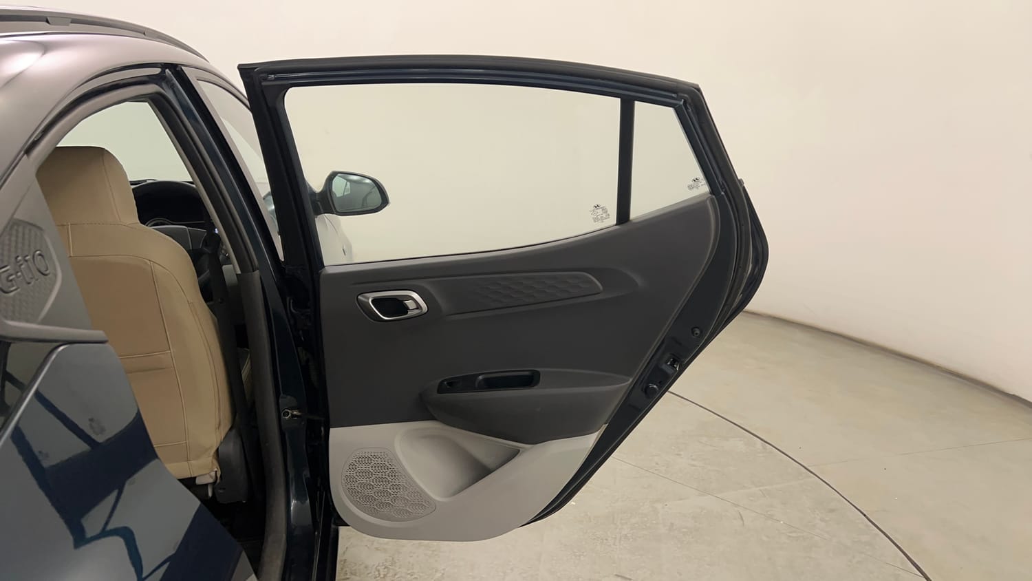 Used 2021 Hyundai Grand i10 Nios Sportz AMT 1.2 Kappa VTVT Petrol Automatic interior RIGHT REAR DOOR OPEN VIEW