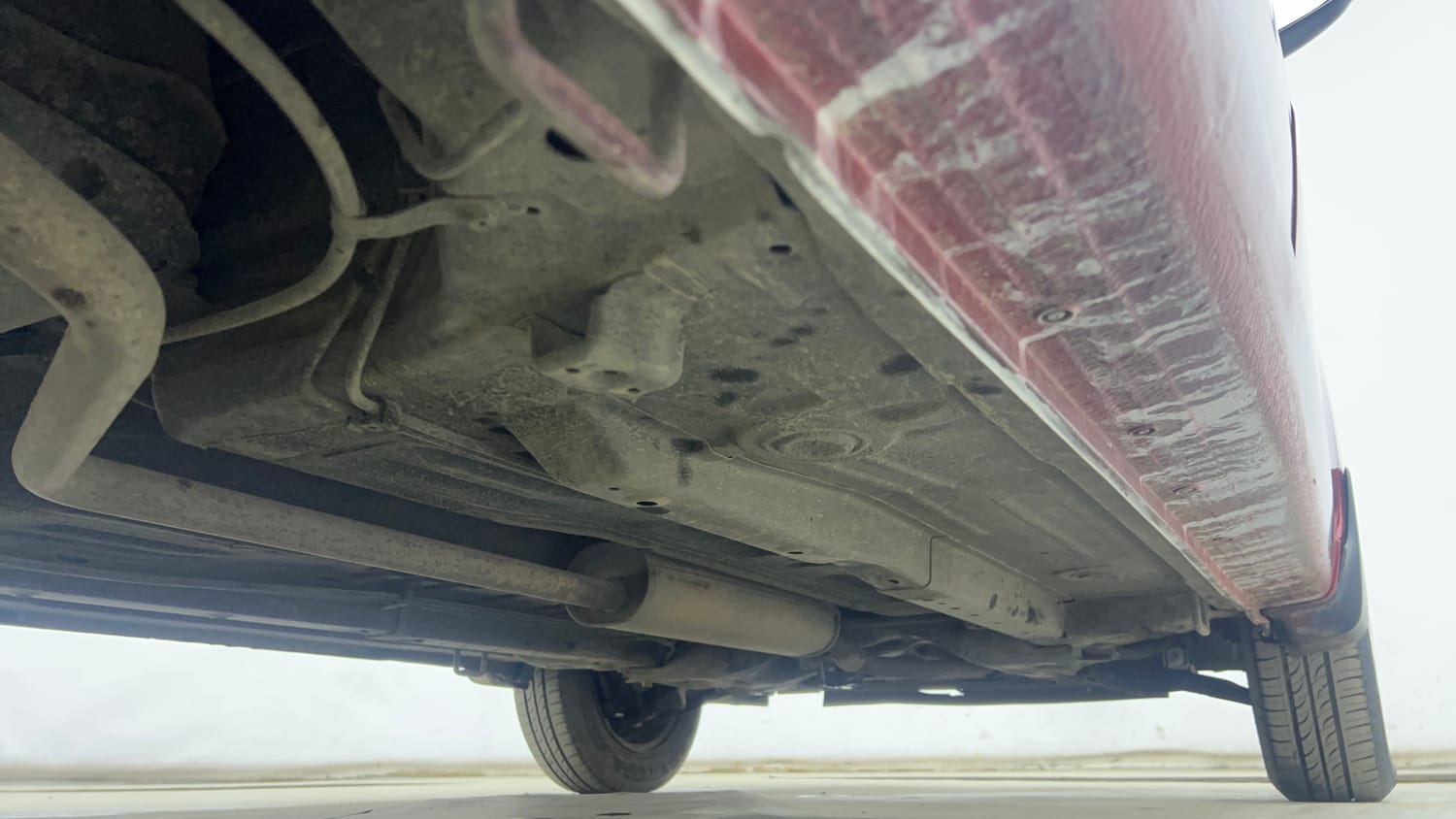 Used 2018 Maruti Suzuki Celerio VXi (O) AMT Petrol Automatic extra REAR RIGHT UNDERBODY VIEW