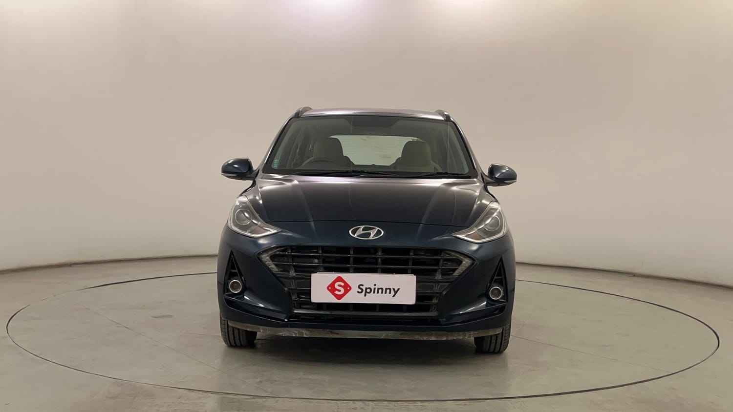 Used 2021 Hyundai Grand i10 Nios Sportz AMT 1.2 Kappa VTVT Petrol Automatic exterior FRONT VIEW