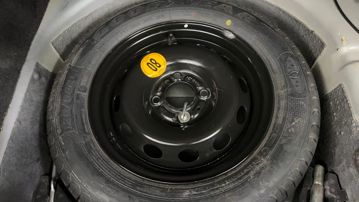 Used 2019 Tata Tigor Revotron XZA Petrol Automatic tyres SPARE TYRE VIEW