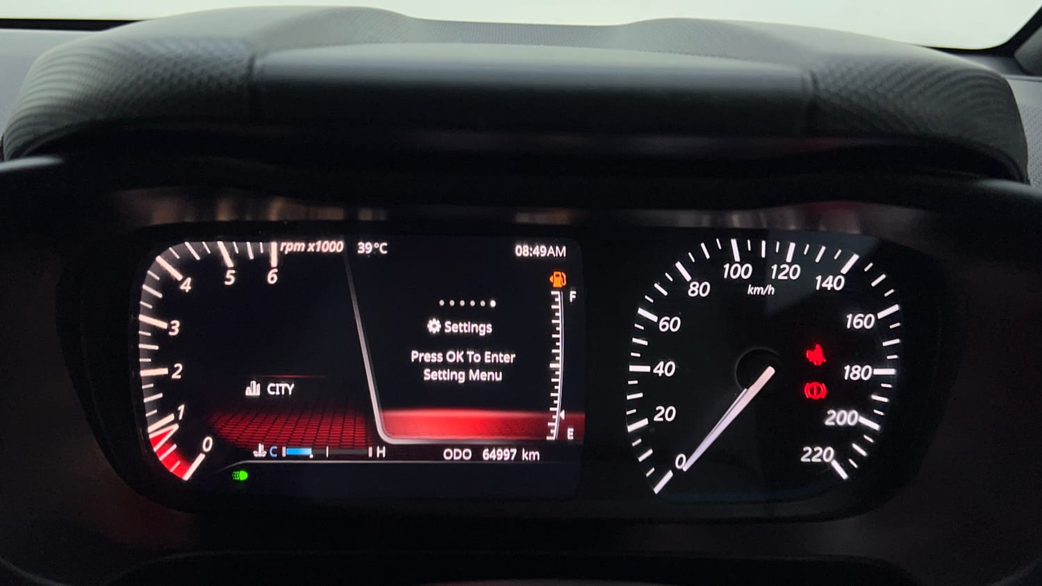 Used 2024 Tata Altroz XZ Plus (S) Dark Edition Diesel Diesel Manual interior CLUSTERMETER VIEW