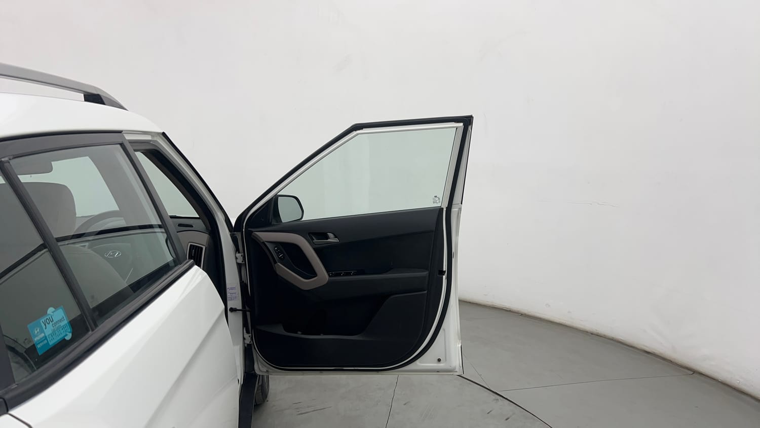Used 2017 Hyundai Creta 1.6 SX Plus AT Petrol Petrol Automatic interior RIGHT FRONT DOOR OPEN VIEW