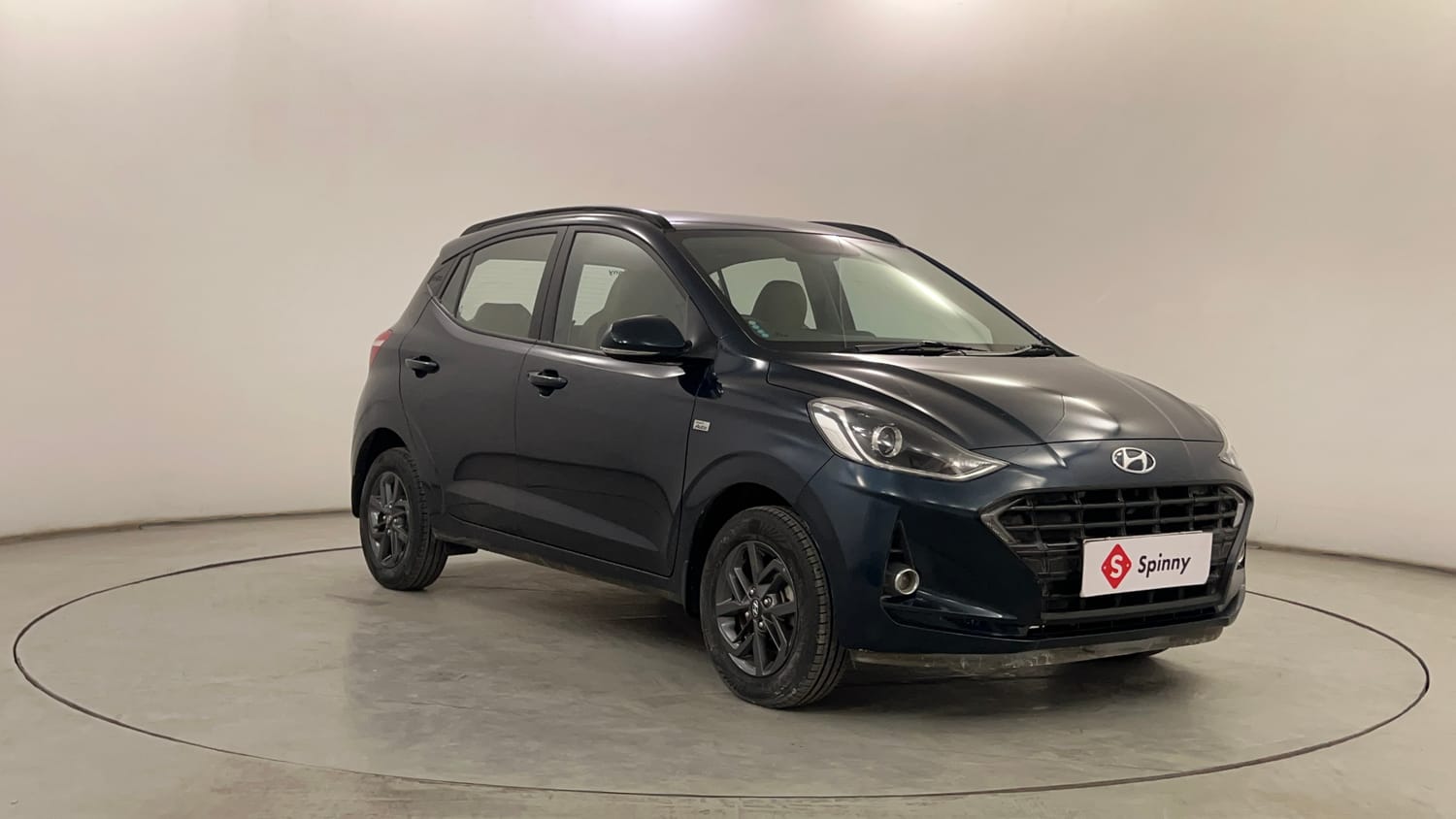 Used 2021 Hyundai Grand i10 Nios Sportz AMT 1.2 Kappa VTVT Petrol Automatic exterior RIGHT FRONT CORNER VIEW