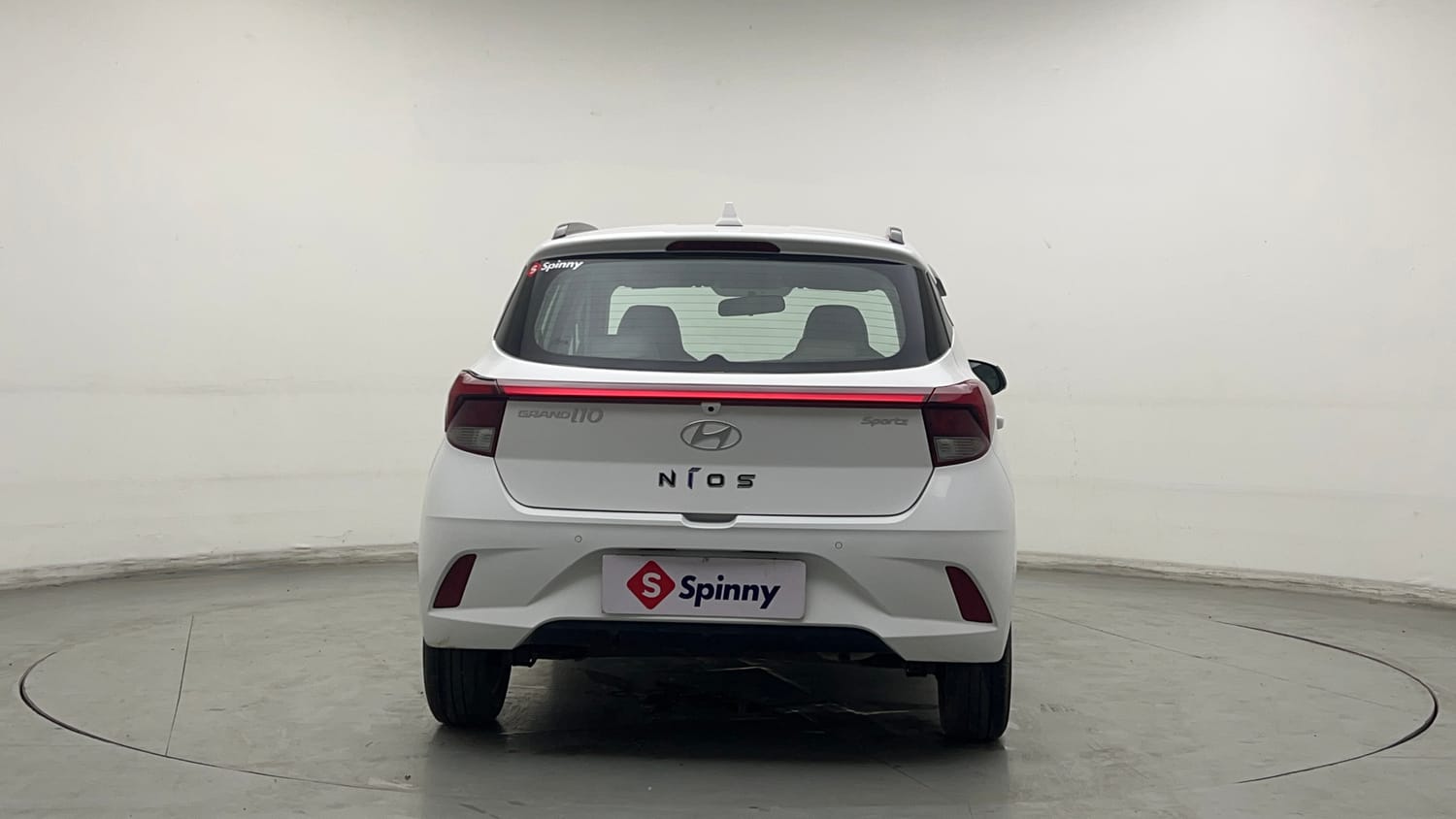 Used 2023 Hyundai Grand i10 Nios Sportz 1.2 Kappa VTVT Petrol Manual exterior BACK VIEW