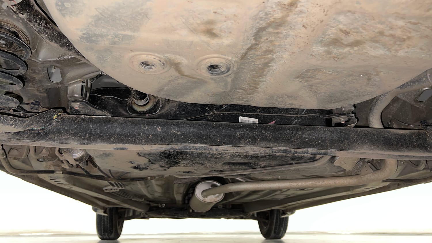 Used 2021 Maruti Suzuki Wagon R VXi (O) 1.2 Petrol Manual extra REAR UNDERBODY VIEW (TAKEN FROM REAR)