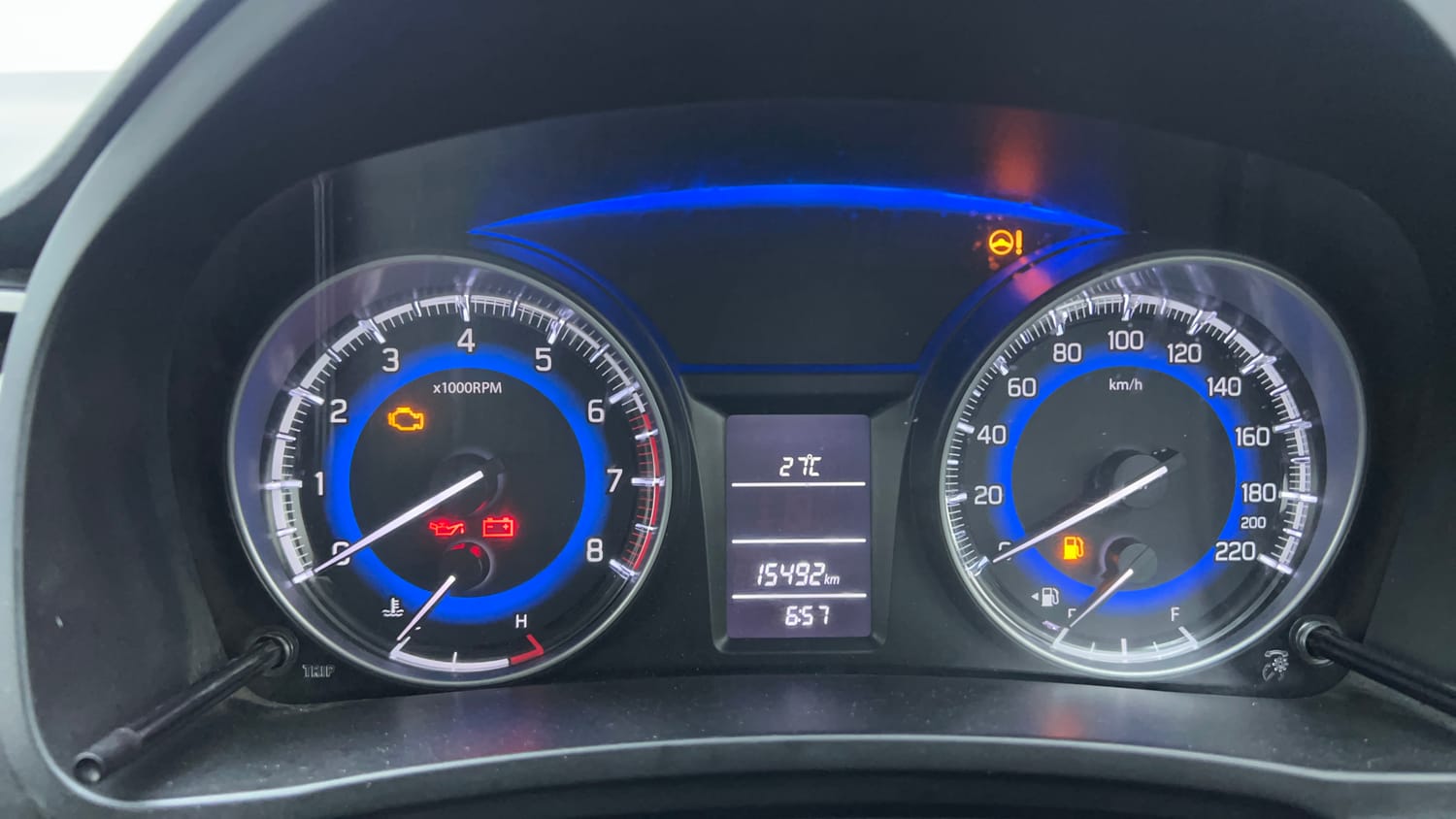 Used 2018 Maruti Suzuki Baleno Delta 1.2 Petrol Manual interior CLUSTERMETER VIEW